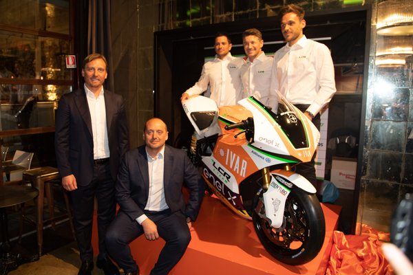 IVAR main sponsor of Team LCR at electric motorcycle racing championship